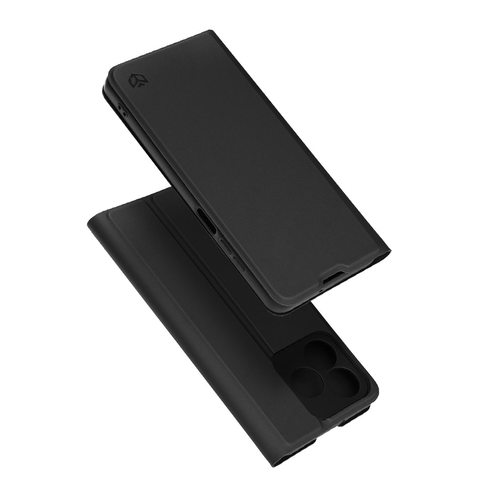 Case for Honor X5c Plus, Techsuit, Magskin Book, Black