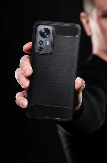 Case for Honor X8c, OEM, Carbon, Black