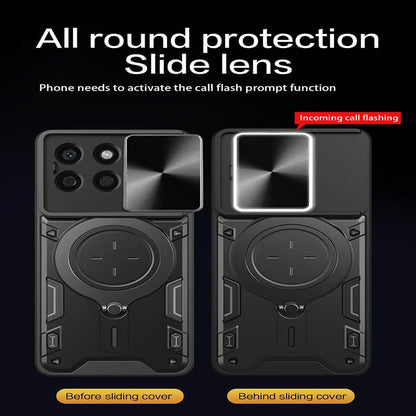 Case for Honor X8c, Techsuit, CamGuard Pro, Red