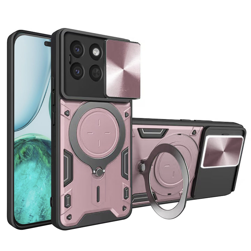 Case for Honor X8c, Techsuit, CamGuard Pro, Rose Gold