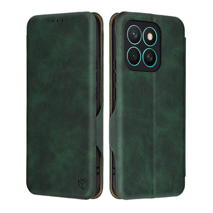 Case for Honor X8c, Techsuit, Safe Wallet Plus, Green