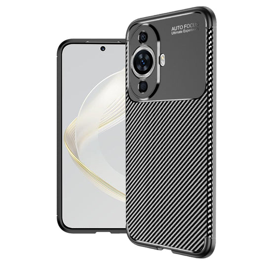 Case for Huawei nova 12s / nova 11, Techsuit, CarbonFiber, Black