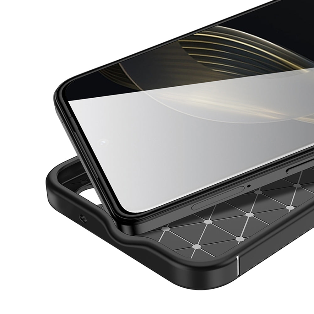 Case for Huawei nova 12s / nova 11, Techsuit, CarbonFiber, Black