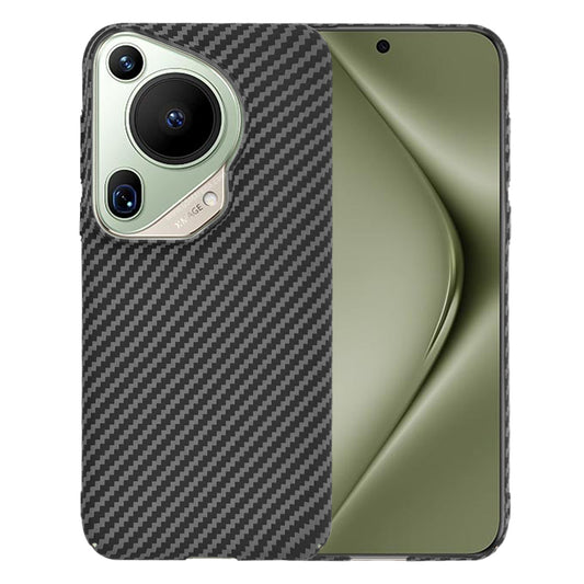 Case for Huawei Pura 70 Ultra, Techsuit, Carbonite FiberShell, Black