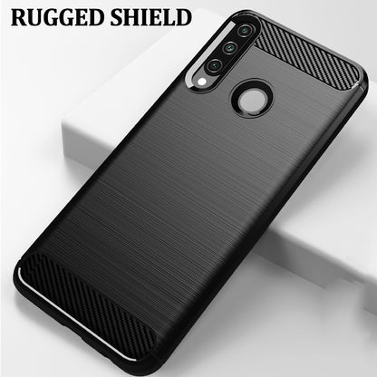 Case for Huawei Y6p, Techsuit, Carbon, Black
