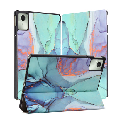 Case for Lenovo Tab M11, Techsuit, FoldPro Green Time, Multicolor
