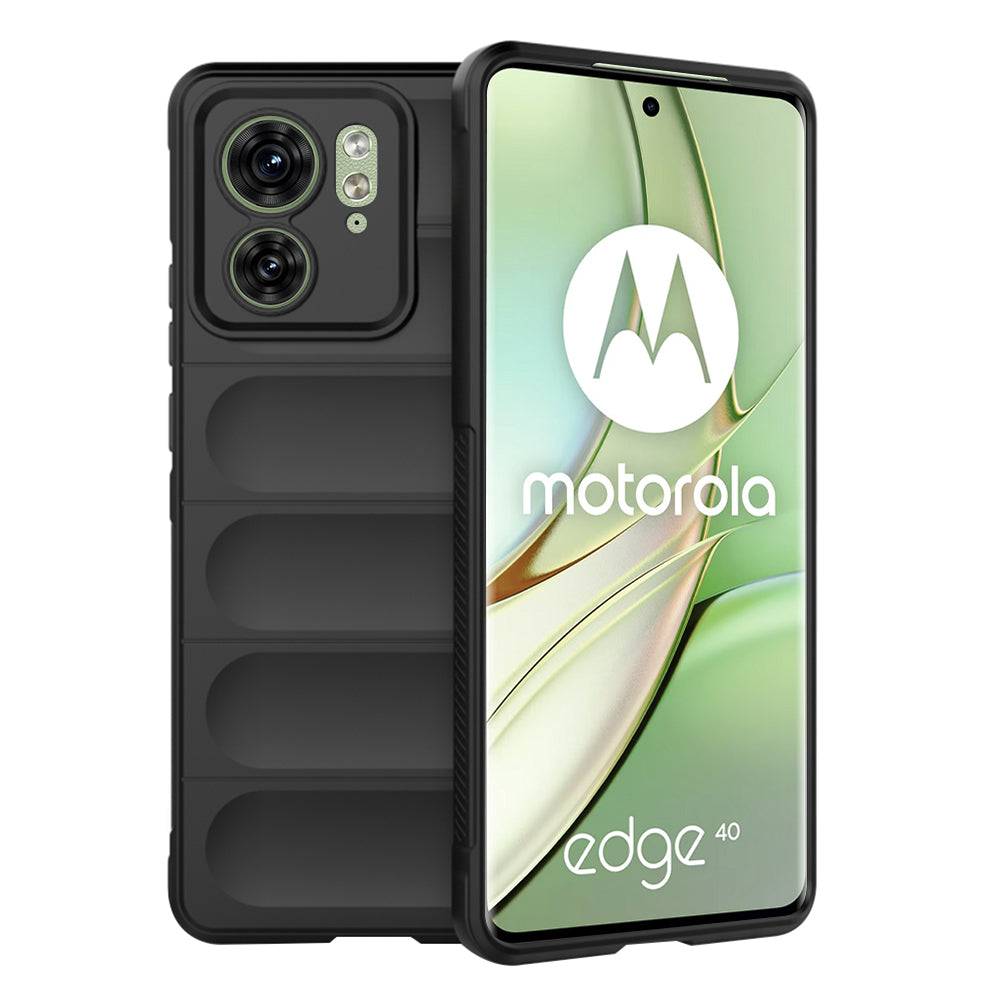 Case for Motorola Edge (2023) / Edge 40, Techsuit, Magic Shield, Black