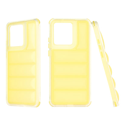 Case for Motorola Edge 40 Neo, Techsuit, Wave Shield, Yellow