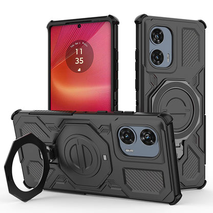 Case for Motorola Edge 50 Fusion, Techsuit, Carbon Shield Pro, Black