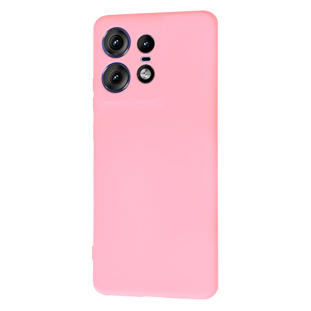 Case for Motorola Edge 50 Pro, Techsuit, SoftFlex, Light Pink