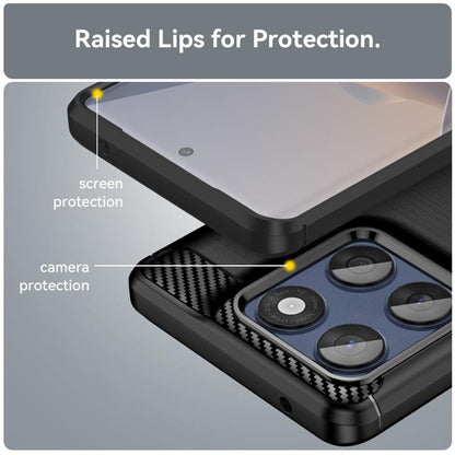 Case for Motorola Edge 60 Fusion / Edge 60, Techsuit, Carbon, Black