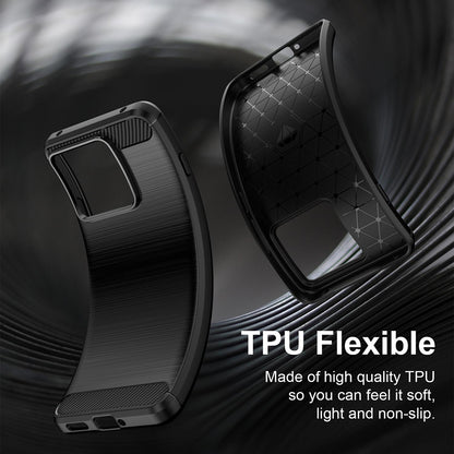 Case for Motorola Edge 70 Max, Techsuit, Carbon, Black