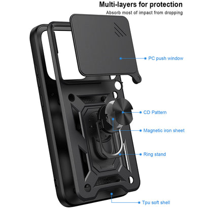 Case for Motorola Edge 70 Pro, Techsuit, CamShield, Black