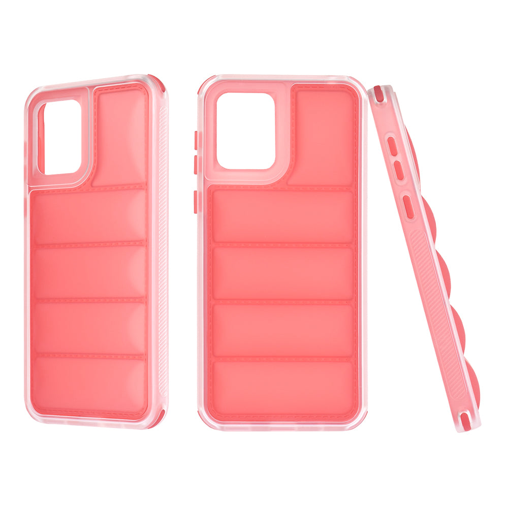 Case for Motorola Moto E13, Techsuit, Wave Shield, Red