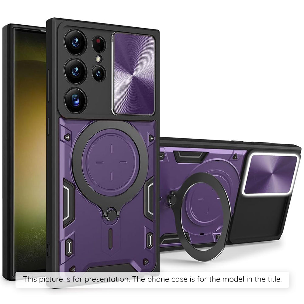 Case for Motorola Moto E15 / G05, Techsuit, CamGuard Pro, Purple