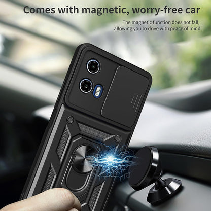 Case for Motorola Moto E15 / G05, Techsuit, CamShield, Black