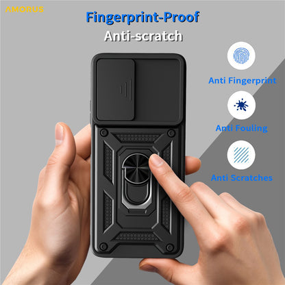 Case for Motorola Moto G06, Techsuit, CamShield, Blue