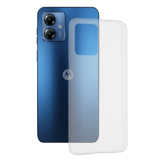 Case for Motorola Moto G14, Techsuit, Clear, Transparent