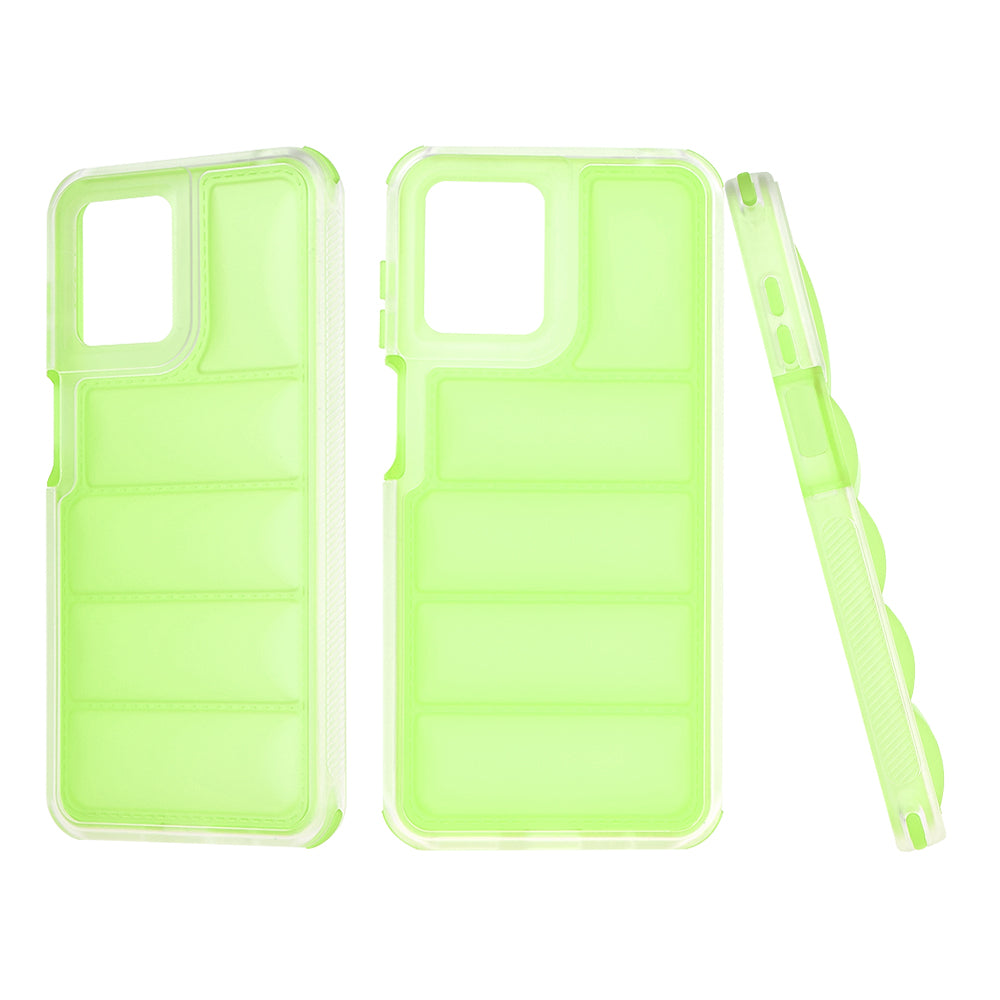 Case for Motorola Moto G14, Techsuit, Wave Shield, Green