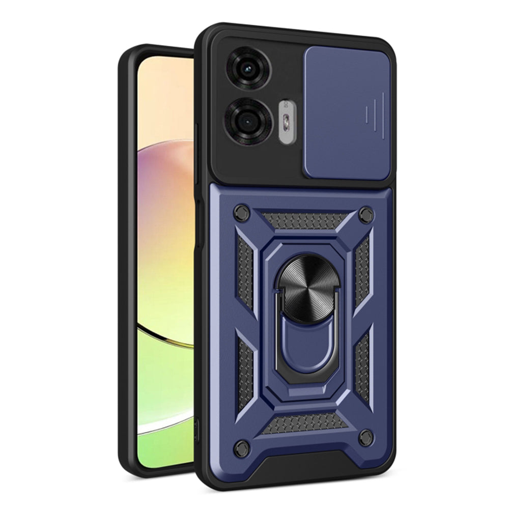 Case for Motorola Moto G24 Power, Techsuit, CamShield, Blue