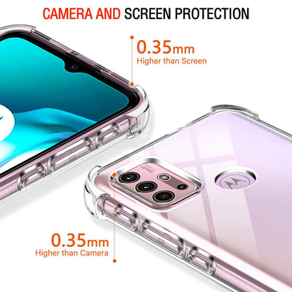 Case for Motorola Moto G30 / G20 / G10, Techsuit, Shockproof Clear, Transparent