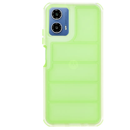 Case for Motorola Moto G45 / G34, Techsuit, Wave Shield, Green