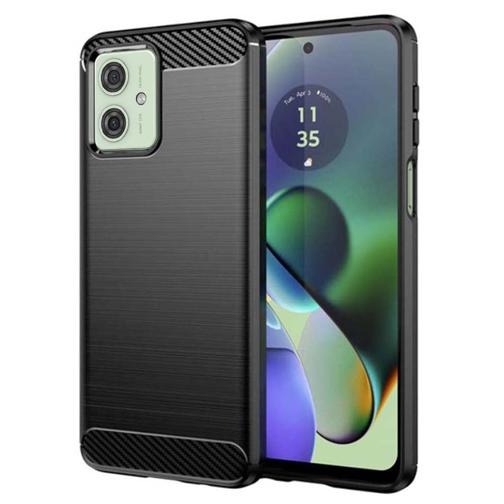 Case for Motorola Moto G64 / G54 Power Edition / G54, Techsuit, Carbon, Black