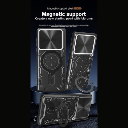 Case for Motorola Moto G67 Power / G57 Power, Techsuit, CamGuard Pro, Black