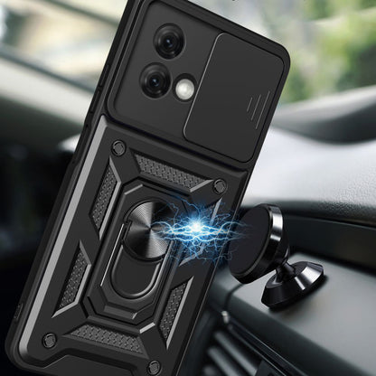 Case for Motorola Moto G84, Techsuit, CamShield, Black