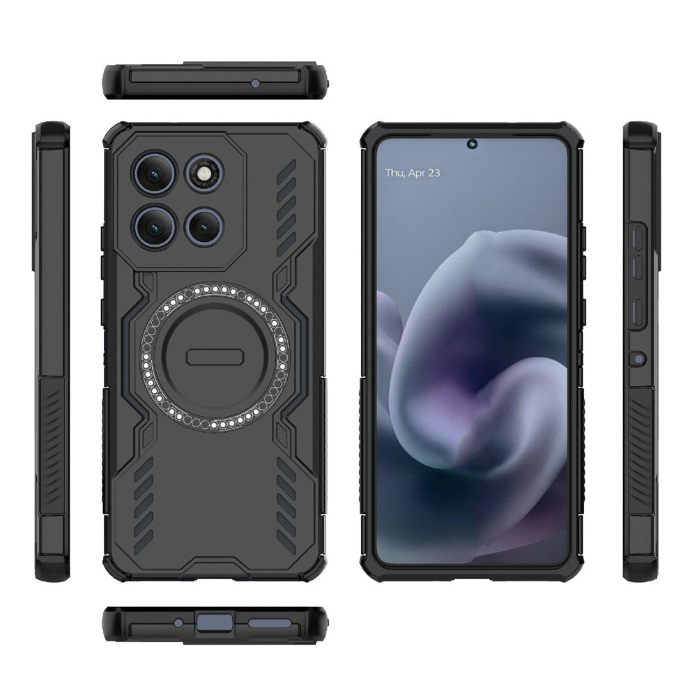 MagSafe Case for Motorola Moto G86 Power, Techsuit, ArmorMag, Black