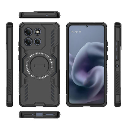 MagSafe Case for Motorola Moto G86 Power, Techsuit, ArmorMag, Black