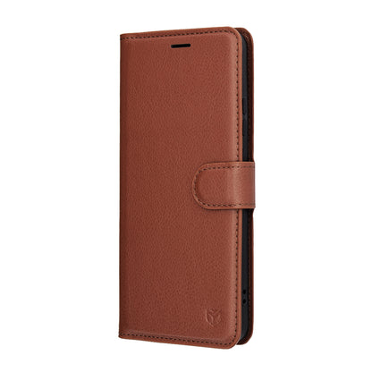 Case for Motorola Moto G86, Techsuit, Leather Folio, Brown