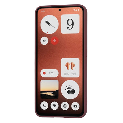 Case for Nothing CMF Phone 1, Techsuit, SoftFlex, Burgundy