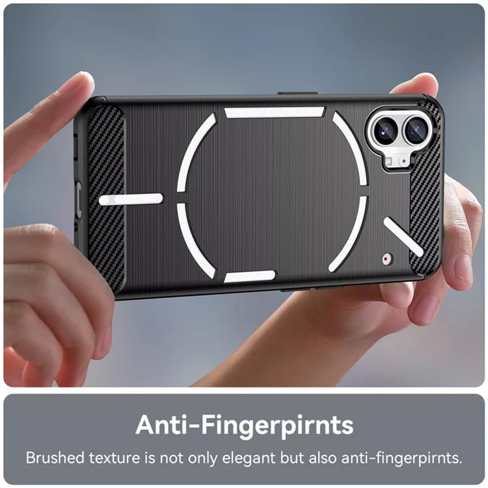 Case for Nothing Phone (1), Techsuit, Carbon, Black