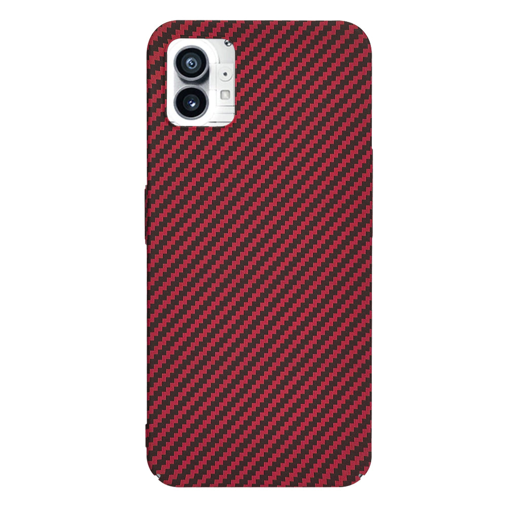 Case for Nothing Phone (1), Techsuit, Carbonite FiberShell, Red