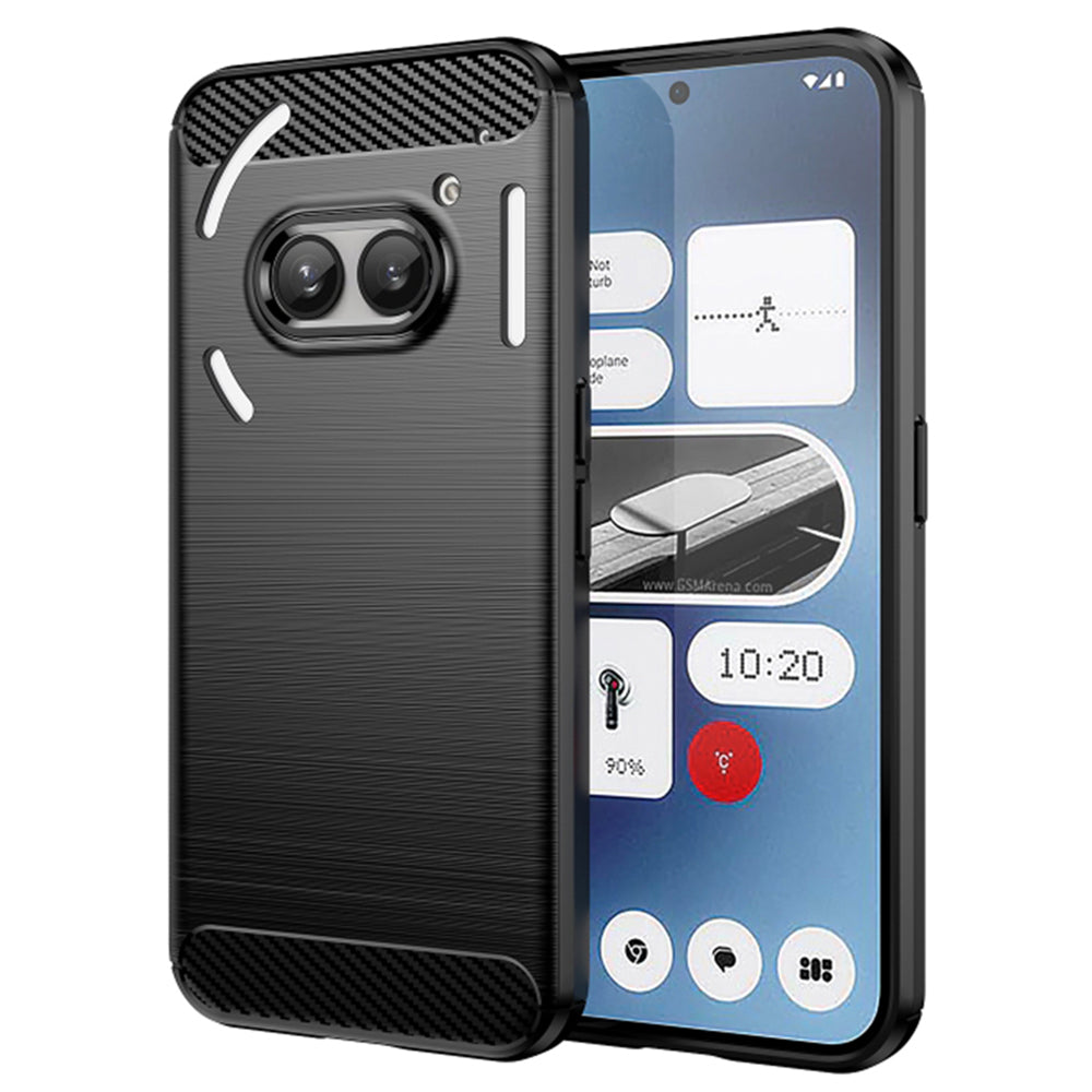 Case for Nothing Phone (2a) Plus / Phone (2a), Techsuit, Carbon, Black
