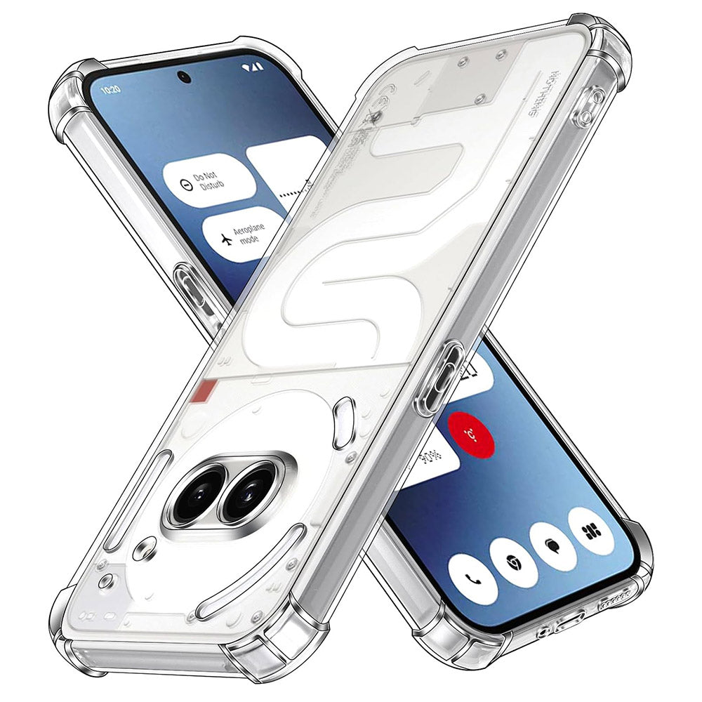 Case for Nothing Phone (2a) Plus / Phone (2a), Techsuit, Shockproof Clear, Transparent