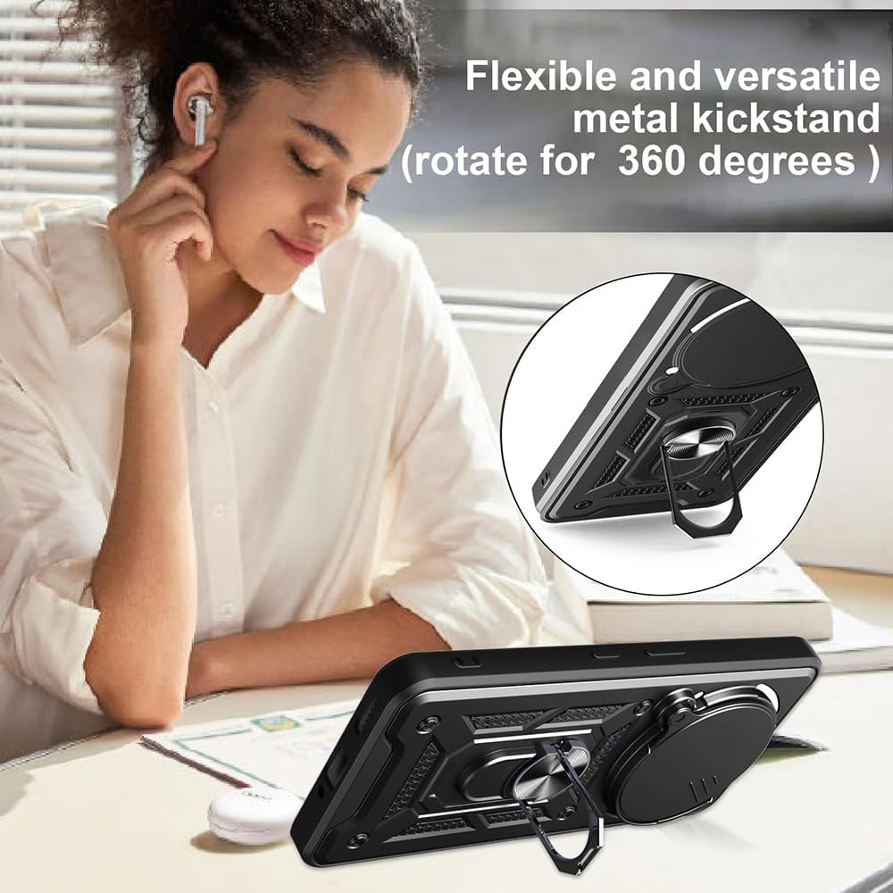 Case for Nothing Phone (3a) Pro, Techsuit, CamShield, Green