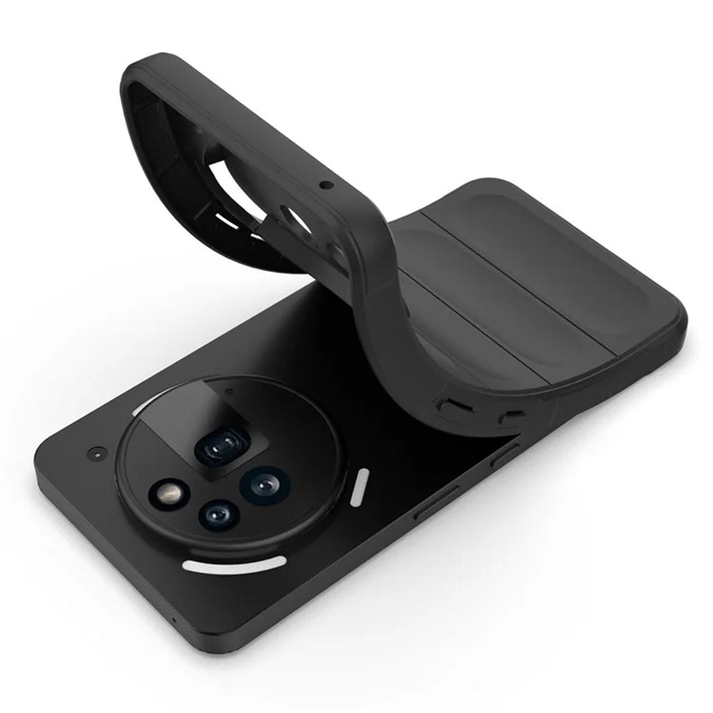 Case for Nothing Phone (3a) Pro, Techsuit, Magic Shield, Black