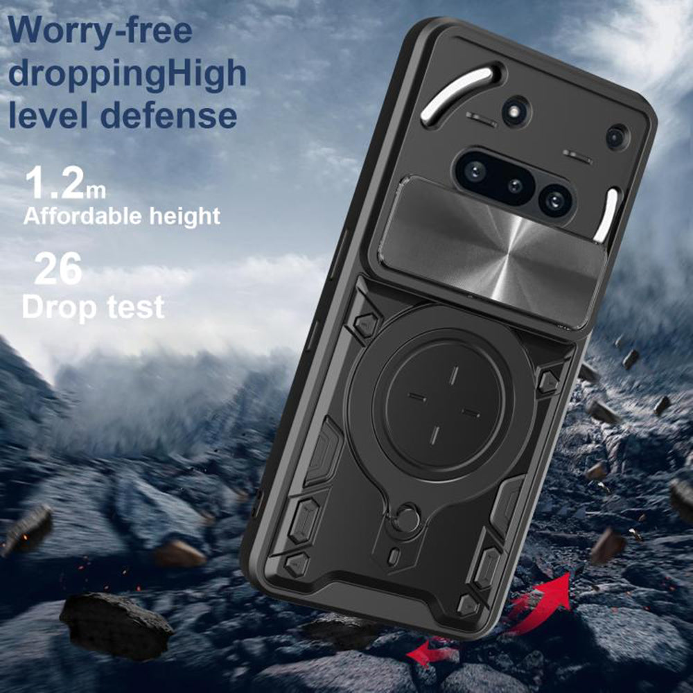 Case for Nothing Phone (3a), Techsuit, CamGuard Pro, Red