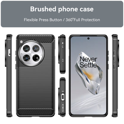 Case for OnePlus 12, Techsuit, Carbon, Black