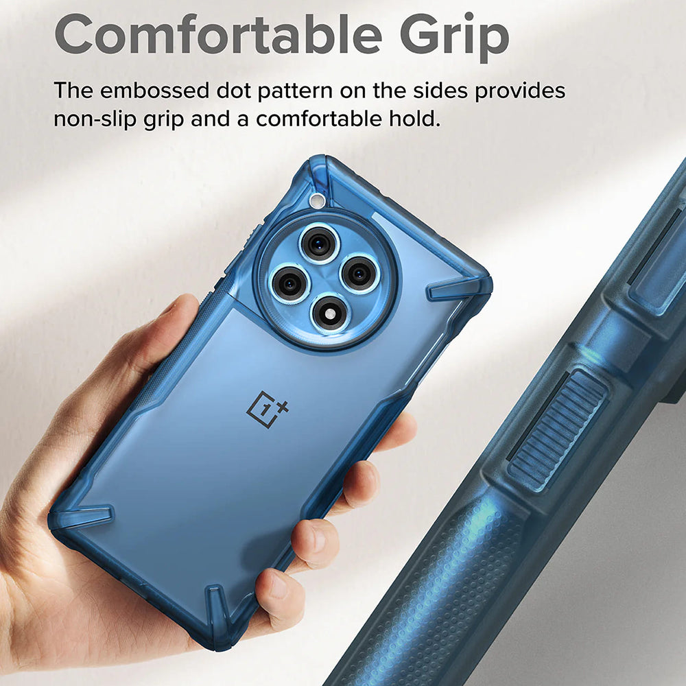 Case for OnePlus 12R, Ringke, Fusion X, Blue