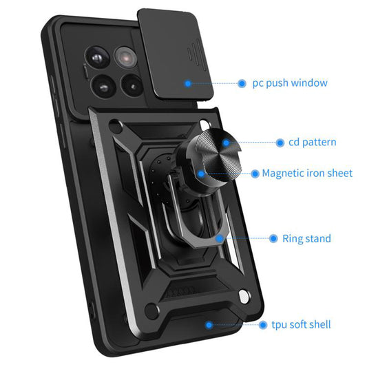 Case for OnePlus 13R, Techsuit, CamShield, Blue