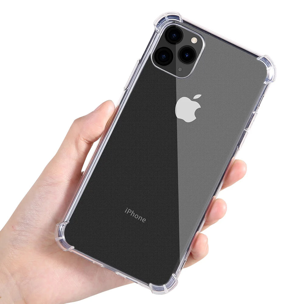 Case for OnePlus 8T, Techsuit, Shockproof Clear, Transparent