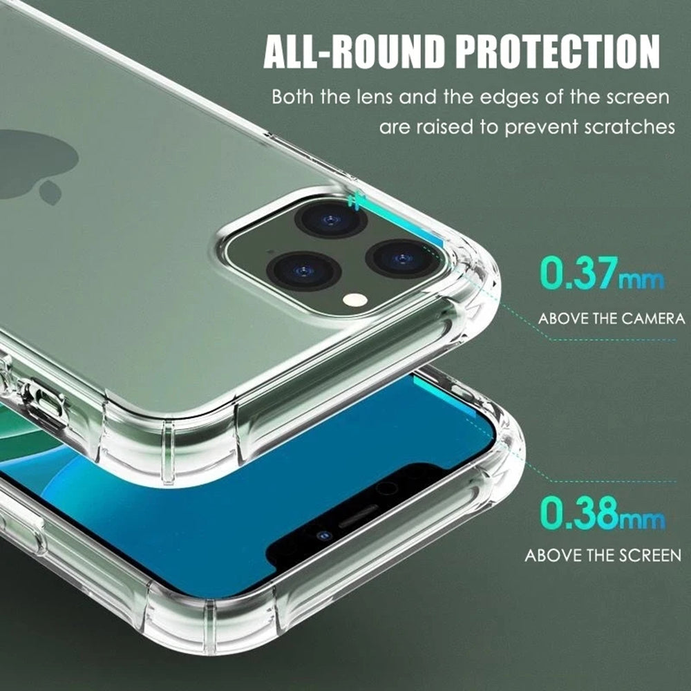 Case for OnePlus 8T, Techsuit, Shockproof Clear, Transparent