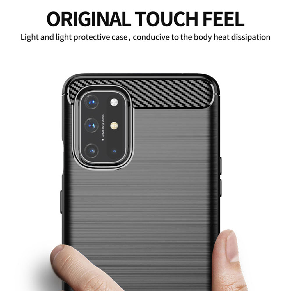 Case for OnePlus 9, Techsuit, Carbon, Black