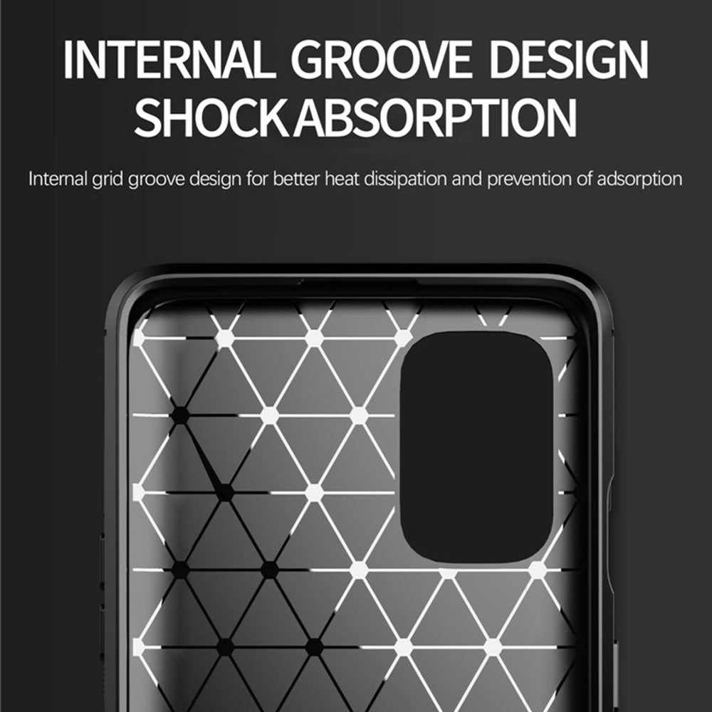 Case for OnePlus 9, Techsuit, Carbon, Black