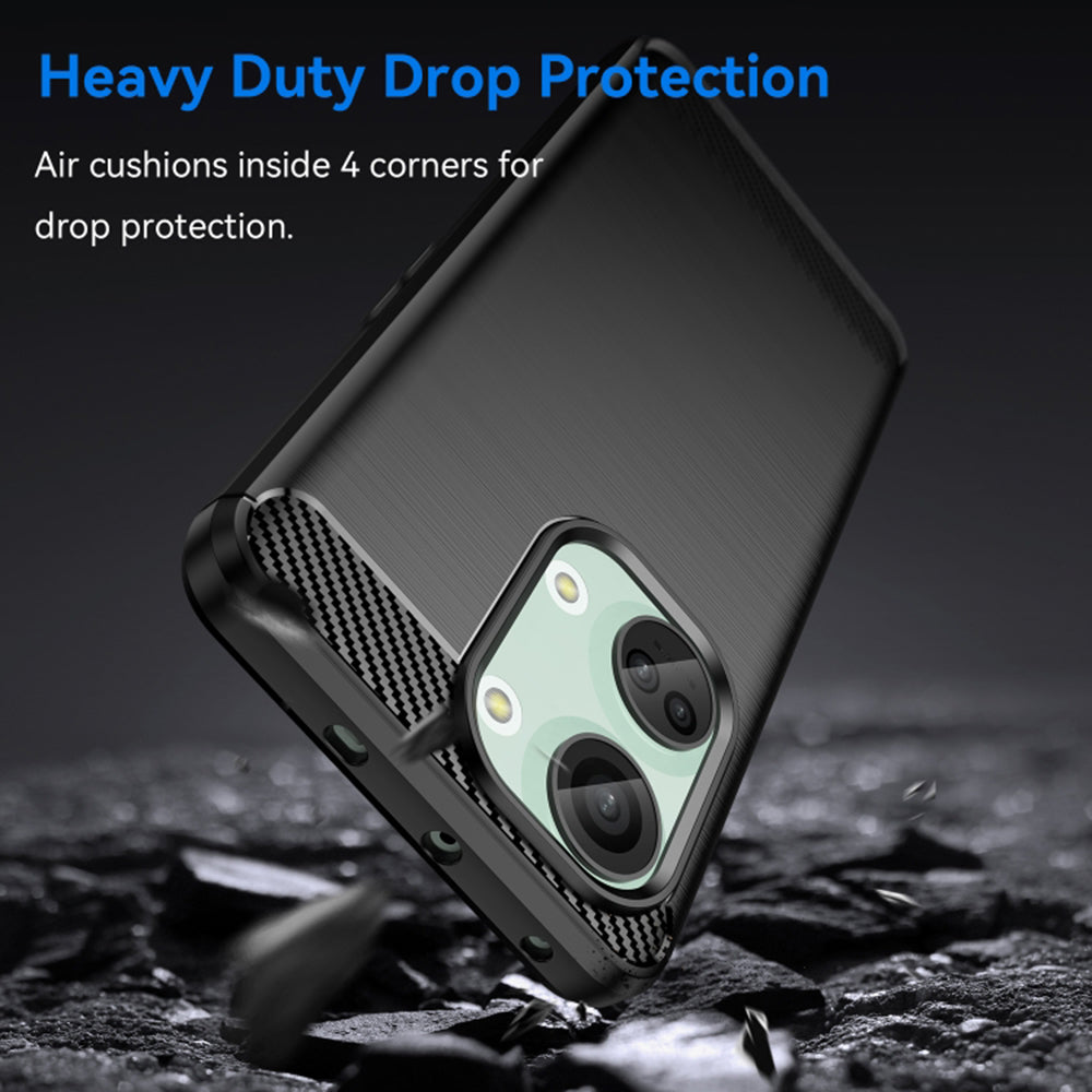 Case for OnePlus Nord 3, Techsuit, Carbon, Black