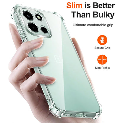 Case for OnePlus Nord 6, Techsuit, Shockproof Clear, Transparent