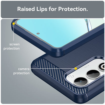 Case for Oppo A5 4G, Techsuit, Carbon, Blue